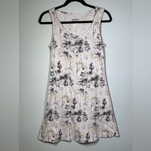 Da Nang A-line Tank Dress Printed Short Sleeveless Y2K Size XS